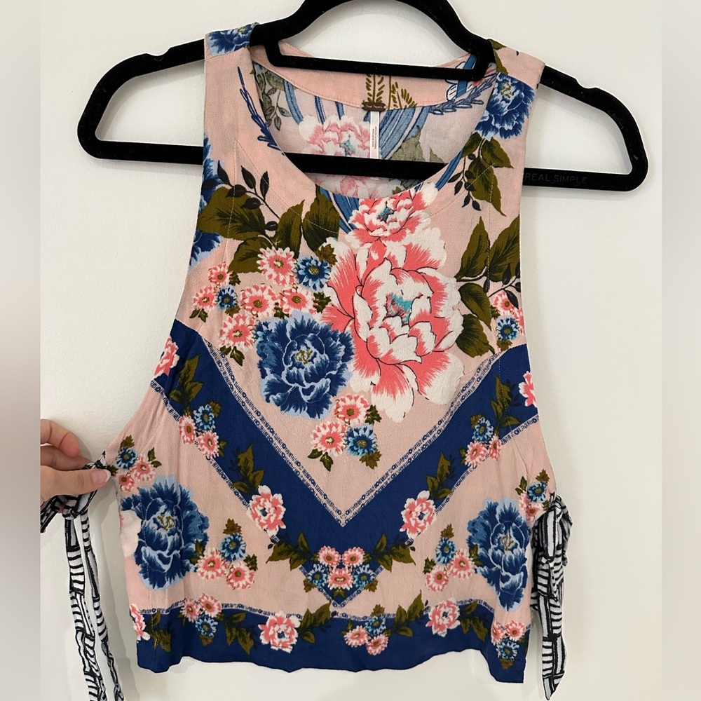 Free People Floral Tank Top